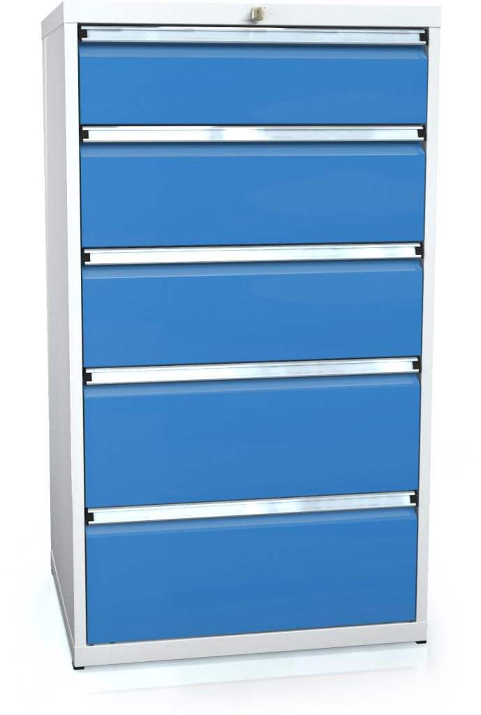 Drawer cabinet 1240 x 710 x 600 - 5x drawers